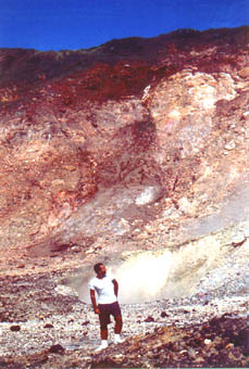 image of me in volcano pit